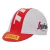 Santini Cap Segafredo Trek 2023 White Red 2 Santini Cap Segafredo Trek 2023 White Red -Cycling Clothing Santini st re460cot23ts rs 001