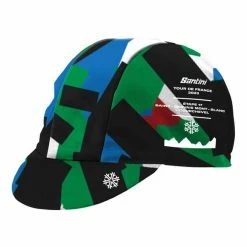 Santini Tour De France 2023 Stage 17 Cap Black Multicolour