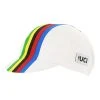 Santini UCI World Champion 2021 Cap White -Cycling Clothing Santini st re460cotiride bi 001