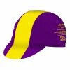 Santini Tour De France 2023 Stage 9 Cap Lilac Yellow -Cycling Clothing Santini st re460cotpdd3tdf 001