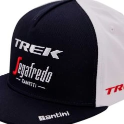 Santini Cap Trek-Segafredo 2023 Trucker Dark Blue White 8 Santini Cap Trek-Segafredo 2023 Trucker Dark Blue White -Cycling Clothing Santini st re464tru23ts nt 003