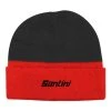 Santini Paris-Roubaix Enfer Du Nord Beanie Red Black -Cycling Clothing Santini st re480wl22pr 001