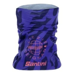 Santini Lizzie Deignan Lovers Neck And Head Warmer Blue Women