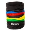 Santini UCI World Champion 2021 Neck Warmer Black -Cycling Clothing Santini st re493 world ne 001