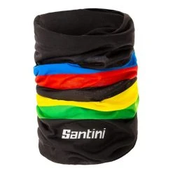 Santini UCI World Champion 2021 Neck Warmer Black