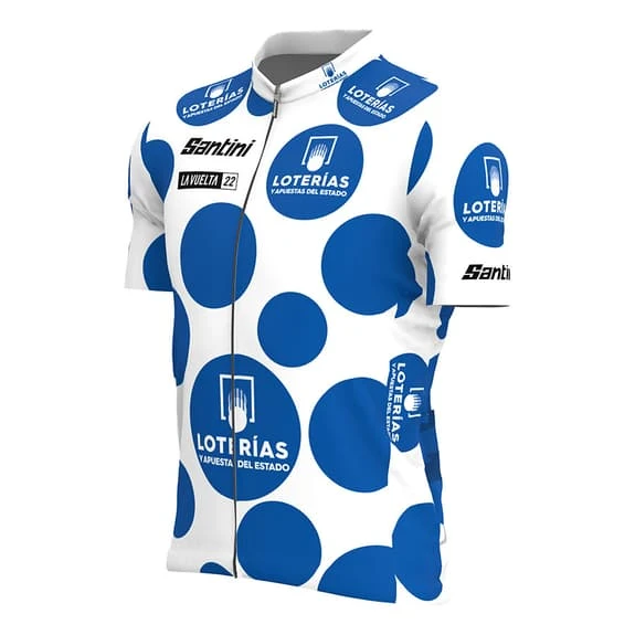 Santini La Vuelta 2022 Mountain Jersey - Classic Cut 4 Santini La Vuelta 2022 Mountain Jersey - Classic Cut - Image 2