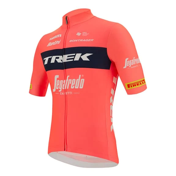 Santini Trek-Segafredo 2022 Fan Line Kit Red Maroon Black - Classic Cut 5 Santini Trek-Segafredo 2022 Fan Line Kit Red Maroon Black - Classic Cut - Image 3