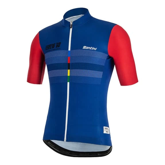 Santini UCI Leipzig 1960 Kit Black Red 5 Santini UCI Leipzig 1960 Kit Black Red - Image 3