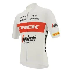 Santini Trek-Segafredo 2022 Pro Team Kit White Red - Sleek Cut -Cycling Clothing Santini st re94475c22ts rs 002