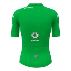 Santini Tour De France 2022 Ranking Points Leader Short Sleeve Jersey Green - Sleek Cut -Cycling Clothing Santini st tf9440022tdfpnt ve 003