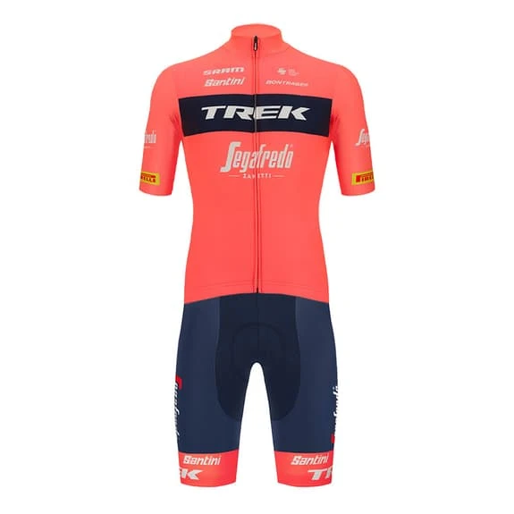 Santini Trek-Segafredo 2022 Fan Line Kit Red Maroon Black - Classic Cut 3 Santini Trek-Segafredo 2022 Fan Line Kit Red Maroon Black - Classic Cut